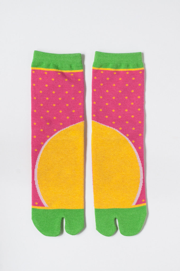 MEMENTO TABI SOCKS: HAW FLAKES