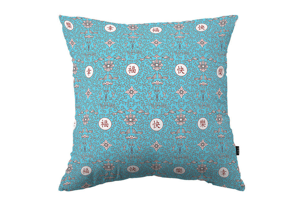 Prosperity Cushion Cover (light blue)