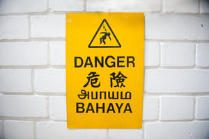 Yellow Danger Sign