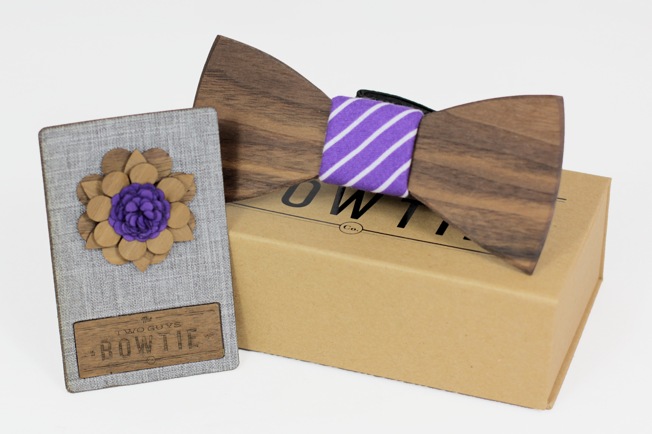 The Dale Bow Tie & Detroit Lapel Pin