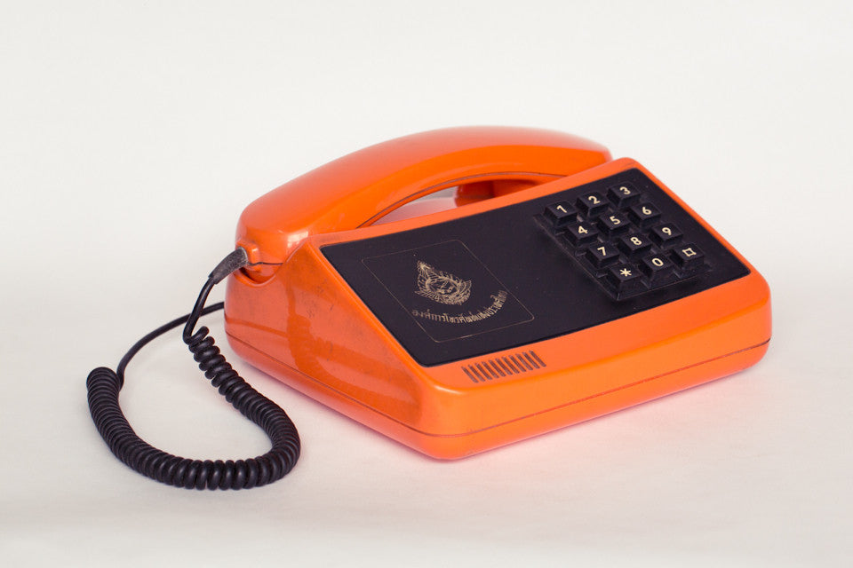 1980s retro telephone from Thailand.