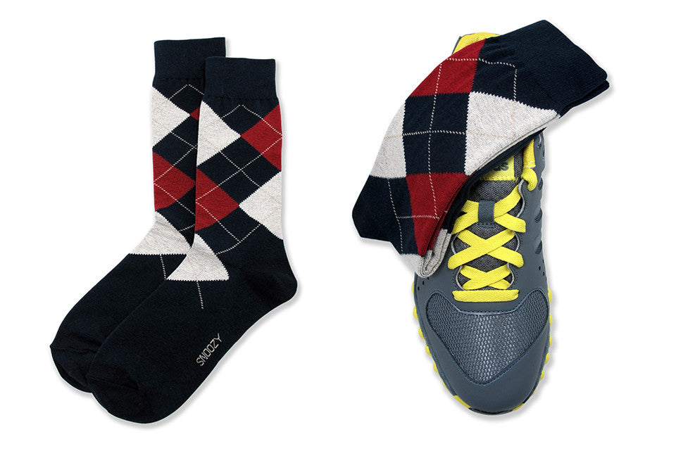 Navy Argyle